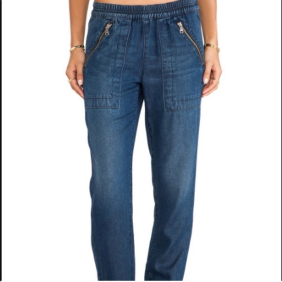 NWT DWP Denim Joggers (Gwen Stefani's Line) - Picture 4 of 4